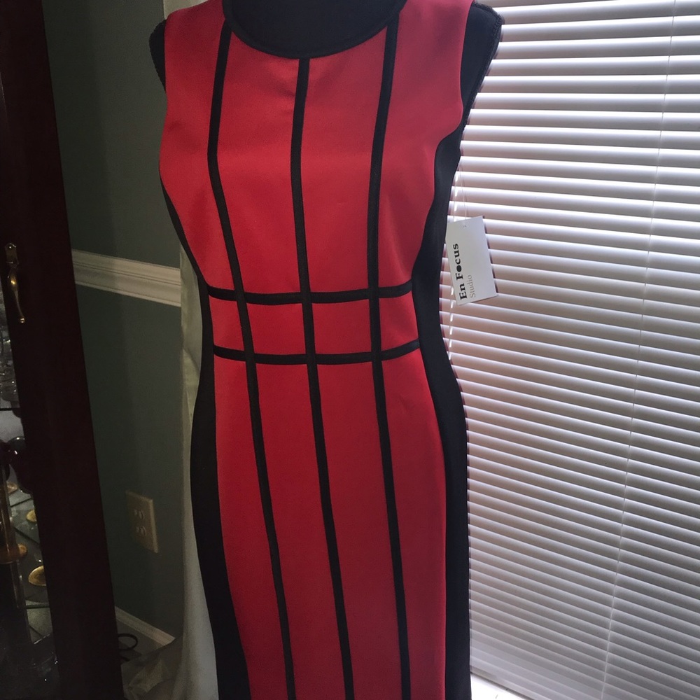 Sexy red/black dress